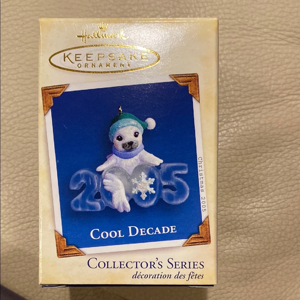Hallmark Cool Decade Ornament with Blue and White Seal